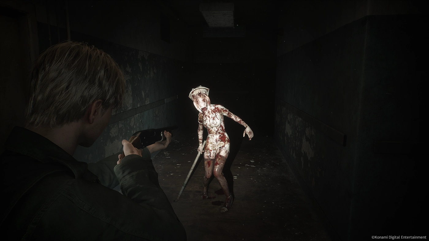 Silent Hill 2 remake gameplay
