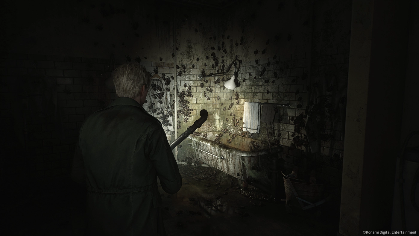 Silent Hill 2 remake gameplay